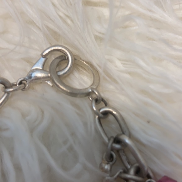 Silver hued dance charm bracelet - Picture 4 of 6